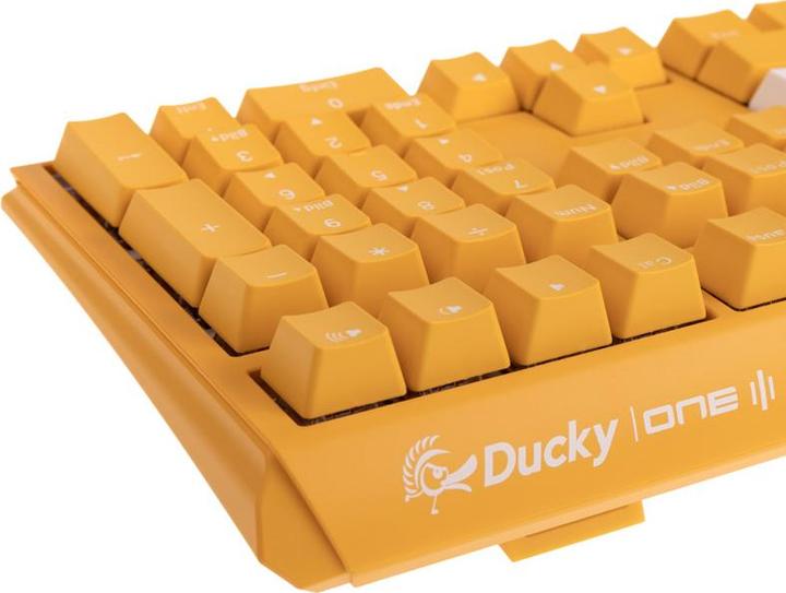 Image du produit Ducky Clavier de jeu One 3 jaune, RGB LED - MX-Silent-Red (DE, Filaire)