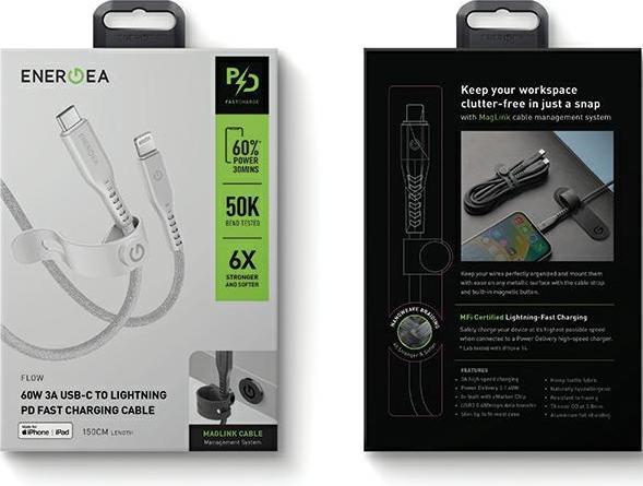 Produktbild Energea Kabel USB-C auf Lightning (1.50 m, USB 3.2 Gen 1)