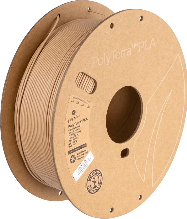 Image du produit Polymaker Polyterra (PLA, 1.75 mm, 1000 g, Marron)