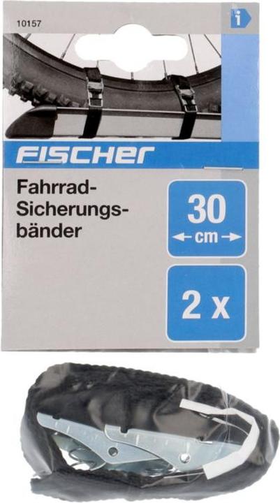 Image du produit Fischer Ruban de sécurité pour vélo 2 pièces (Noir)
