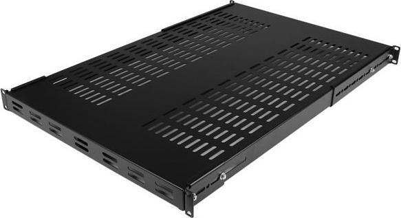 StarTech 1U adjustable heavy duty shelf for server rack/cabinet up to 113 Kg - Shelf server rack/cabinet...