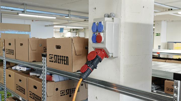Produktbild Steffen Industrie-Adapter (CEE 16/5)