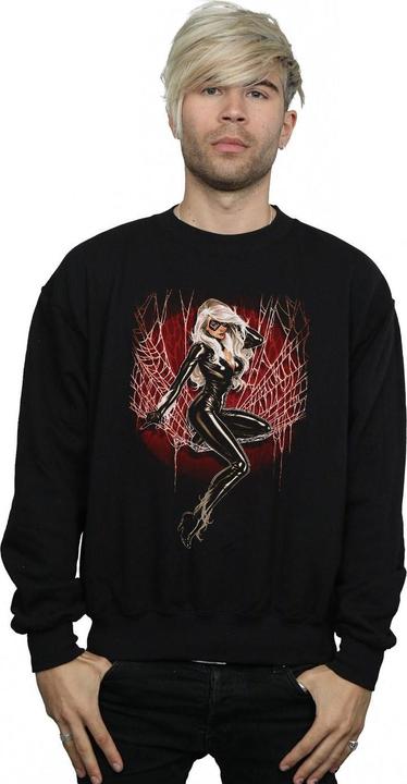 Immagine prodotto Black Cat Spider Web Felpa Uomo (4XL)