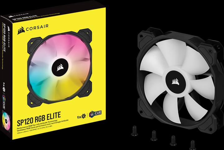 Actual product image Corsair SP120 RGB Elite (120 mm, 1 x)