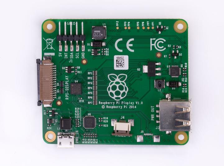 Actual product image Raspberry Pi 7" touch screen