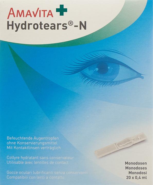 Actual product image Amavita Hydrotears-N Gtt Opht 20 Monodos 0.4 ml (0.40 ml)