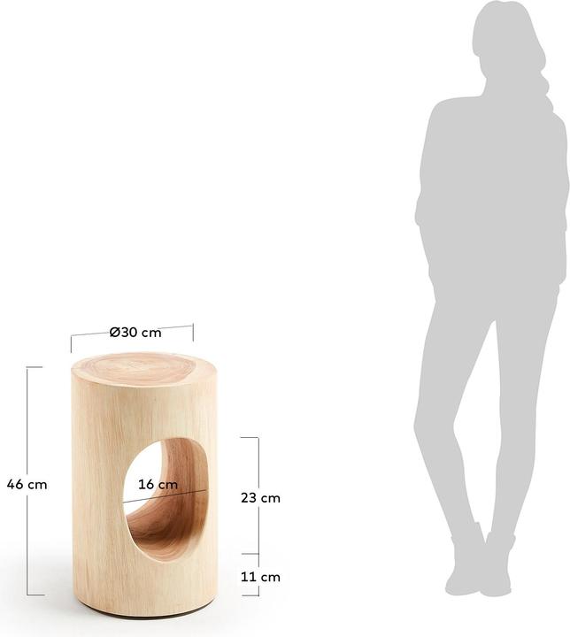 Actual product image Kave Home Halcot (30 x 30 x 46 cm)