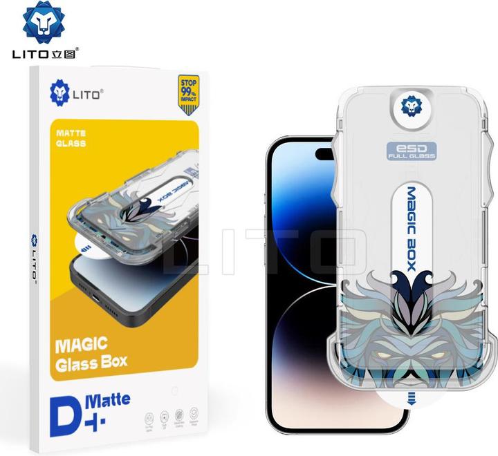 Actual product image Lito MatteGuard incl. installation tool (1 Piece, Apple iPhone 12 Pro Max)