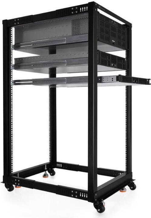 Image du produit Alphacool GHE ES Rack serveur 19" Open Frame 25U Profondeur réglable (10.87 HE, Rack 19 pouces)