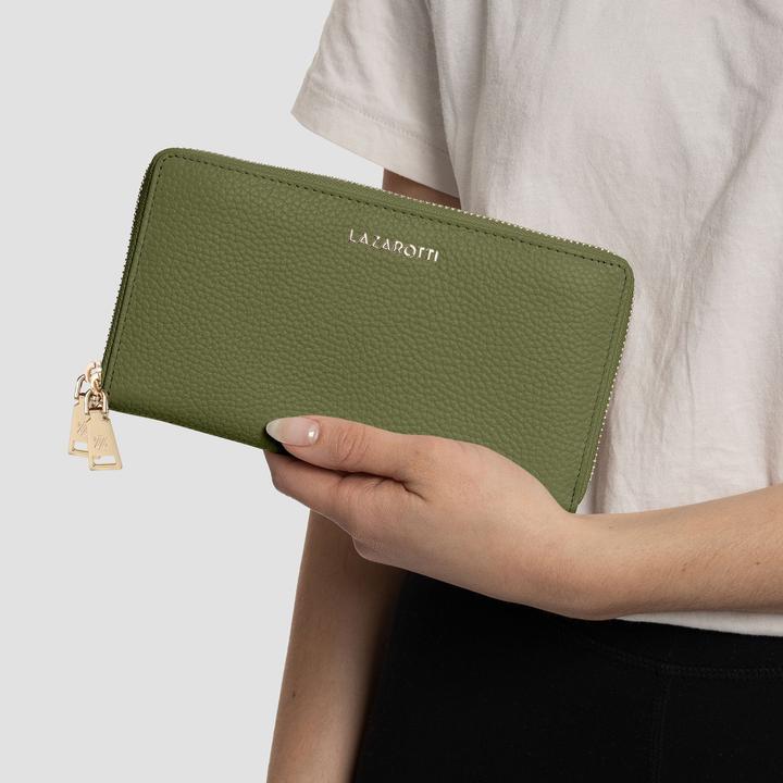 Actual product image Lazarotti Bologna Leather Geldbörse RFID Schutz Leder 20 cm