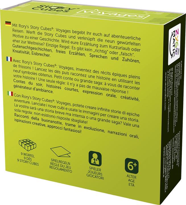 Actual product image Rory's Story Cubes Story Cubes Voyages (German, French, Italian)
