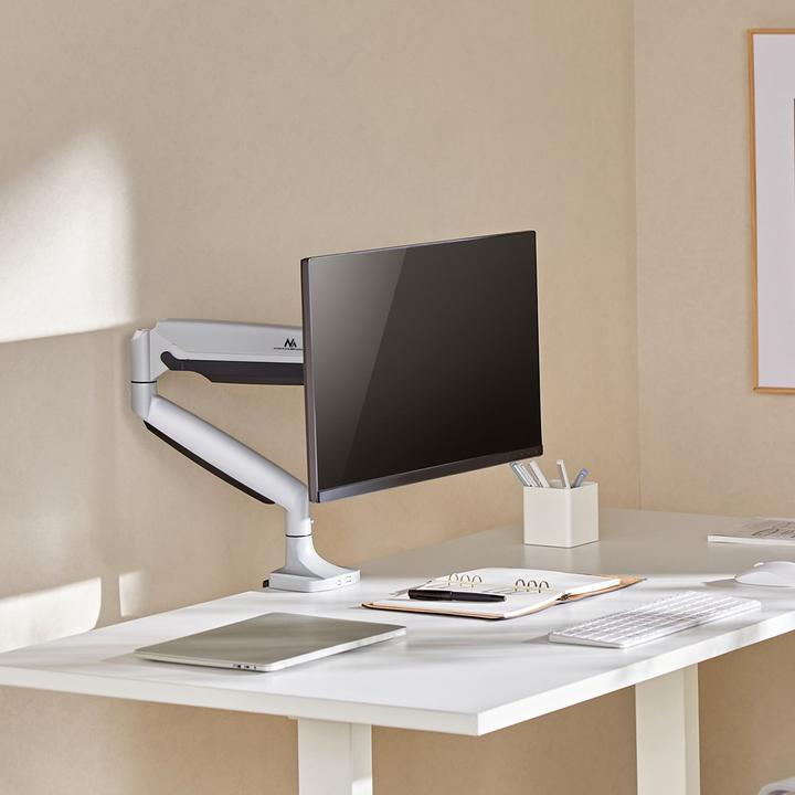 Productafbeelding Maclean Monitorbevestiging dubbele arm gasveer 17 -45 16 kg MC-969 (Tabel, 45")