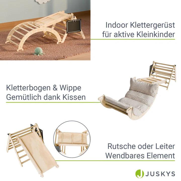 Immagine prodotto Juskys Kletterdreieck Movario Indoor-Klettergerüst