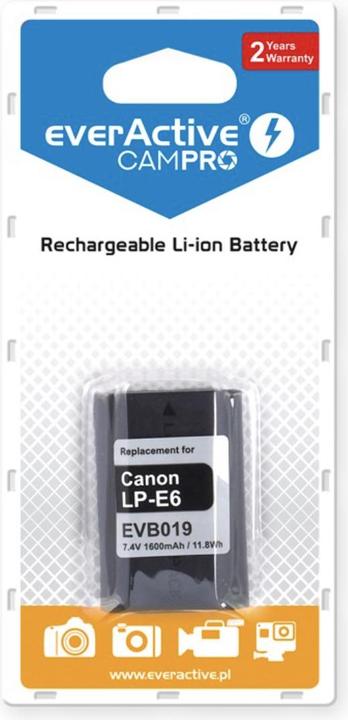 Immagine prodotto Everactive EVB019 (Batteria della fotocamera)