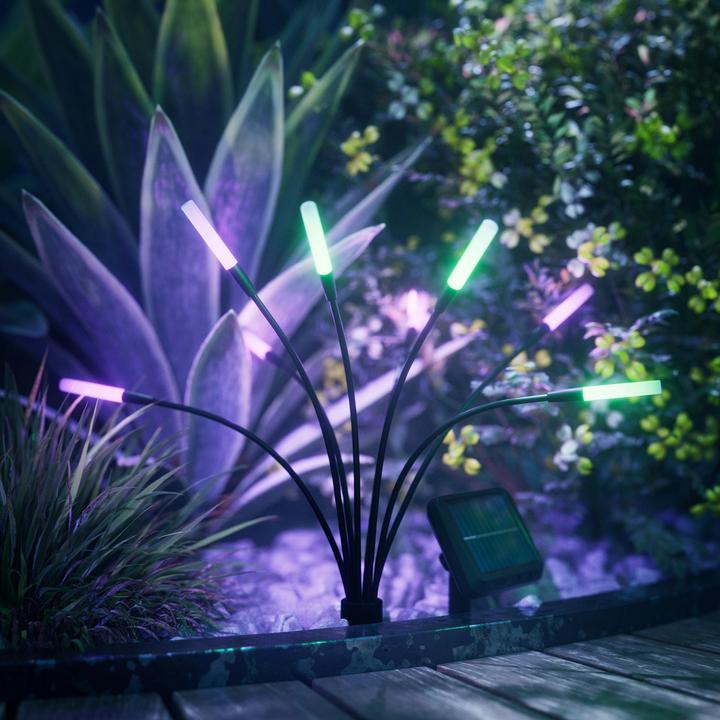 Produktbild Nanoleaf Desc lamp Solar Garden Lights, 2 Sets | Warm and Cool Whites (50 lm, IP65)