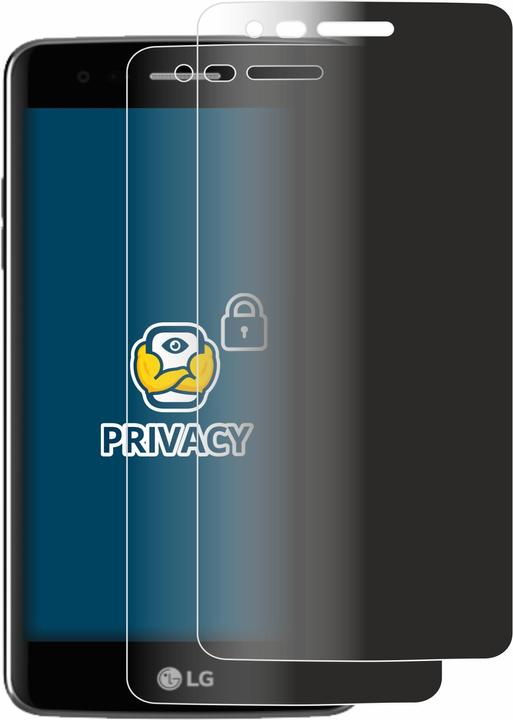 Produktbild BROTECT Sichtschutzfolie Anti-Spy Privacy Folie Blaulicht-Schutz (2 Stück, LG K8 2017)