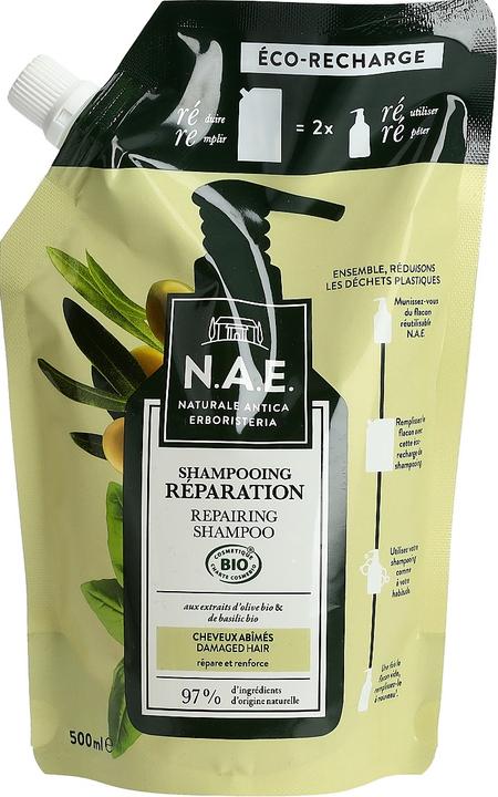 Actual product image N.A.E. Shampoo & Treat Repairing Refill 500 ml (500 ml, Liquid shampoo)