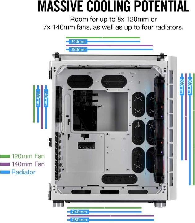 Produktbild Corsair 680X RGB (ATX, mATX, Mini-ITX, E-ATX)