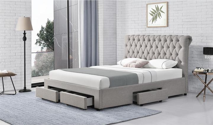 Produktbild HTI-Living Polsterbett mit Knopf-Steppung Claire 140x200 (140 x 200 cm)