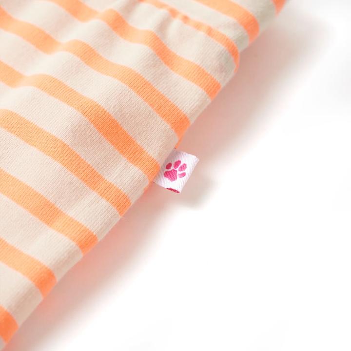 Immagine prodotto VidaXL Gonna per bambini a righe Straight neon orange 92,Materiale: 95 (92)