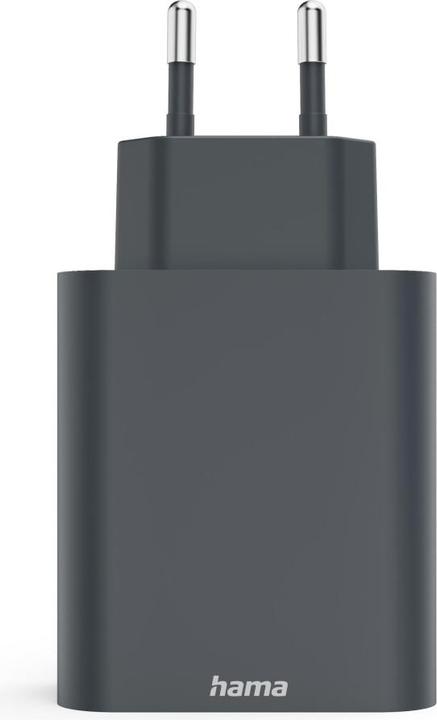 Immagine prodotto Hama Caricabatterie rapido, USB-C, USB-A, Power Delivery (PD), 45 W, antracite (45 W)