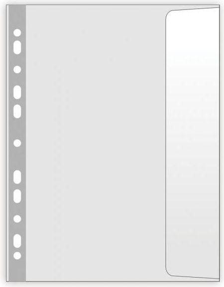 Produktbild Herlitz Dokumententaschen transparent mit Klappe B4 110mic. 50 Stück. (B4, 50 x)