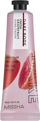 Actual product image Missha Dare Body Hand Cream Fresh Grapefruit (30 ml)
