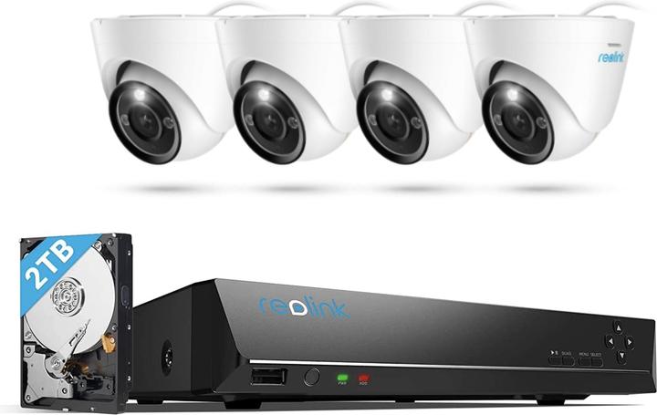 Reolink NVS8- sistema 12MD4 8K con 4 telecamere (4512 x 2512 pixel)