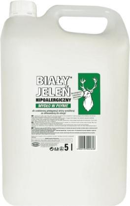 Actual product image Biały Jeleń White stags, liquid soap, supply, 5 litres (hit) (Liquid soap, 5000 ml)