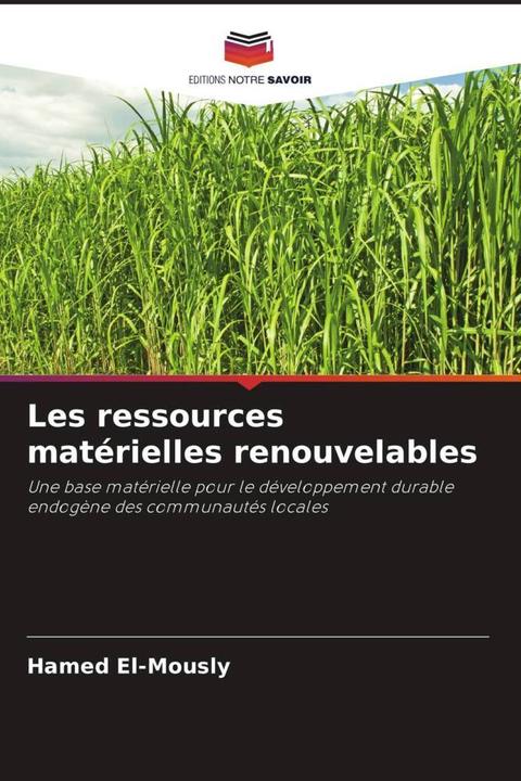 Produktbild Les ressources matérielles renouvelables (Hamed El-Mously, 2024)