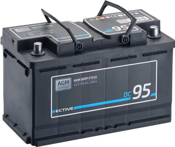 Actual product image Ective DC 95 AGM Deep Cycle 95Ah Versorgungsbatterie (12 V, 95 Ah)