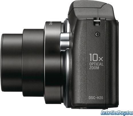 Actual product image Sony DSC-H20, 10MPixel, 10x optical zoom, HD movies, black (1/2,3'')