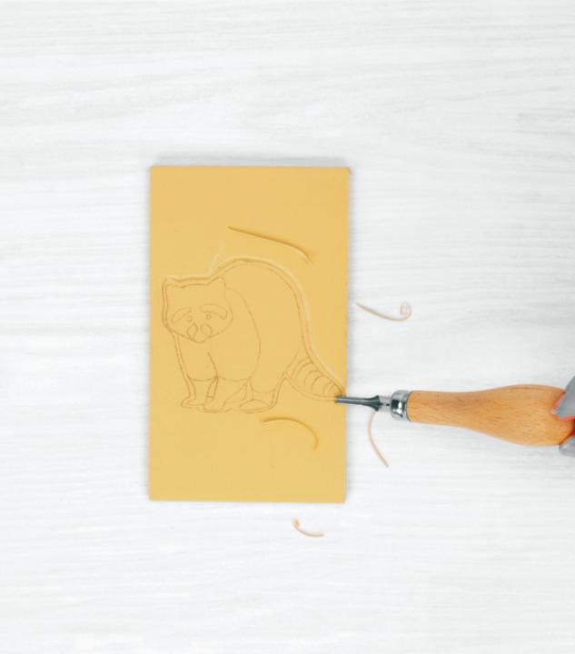 Produktbild Marabu Softdruckplatte "Factis Rubber Carving Block" 155 mm (Beige)