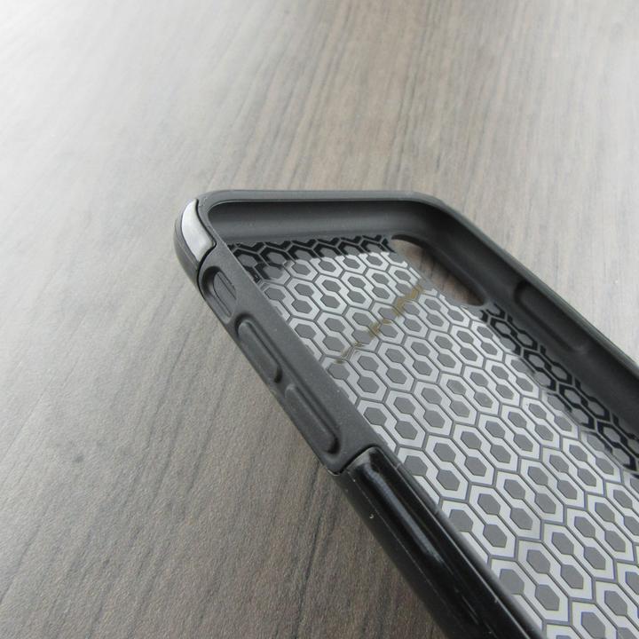 Produktbild PhoneLook Hülle Hybrid Armor schwarz Palm trees gold stripes (Apple iPhone X, Apple iPhone XS)