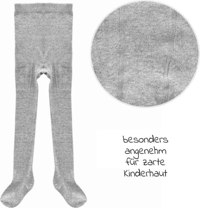 Produktbild La Loona LaLoona Baby-Strumpfhosen Strumpfhose 2er Pack - Grau Melange - (50/56)