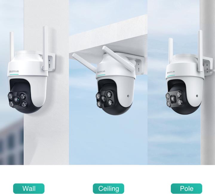Produktbild Botslab Outdoor Pan / Tilt, Multi-scenes AI recognition, 360° Smart Tracking, Large Aperture Lens, C