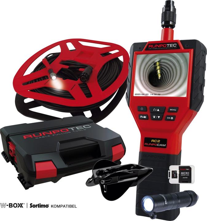Runpotec RunpoCam RC2 Multifunktionskamera 10 m 10139 - 8,9 cm - 3,5"