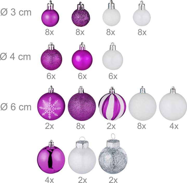 Actual product image Relaxdays christmas decorations (101 -part)