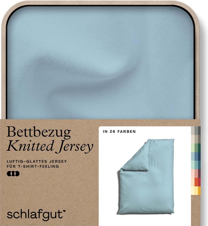 Actual product image schlafgut Knitted Jersey (Duvet cover, 140 x 200 cm)