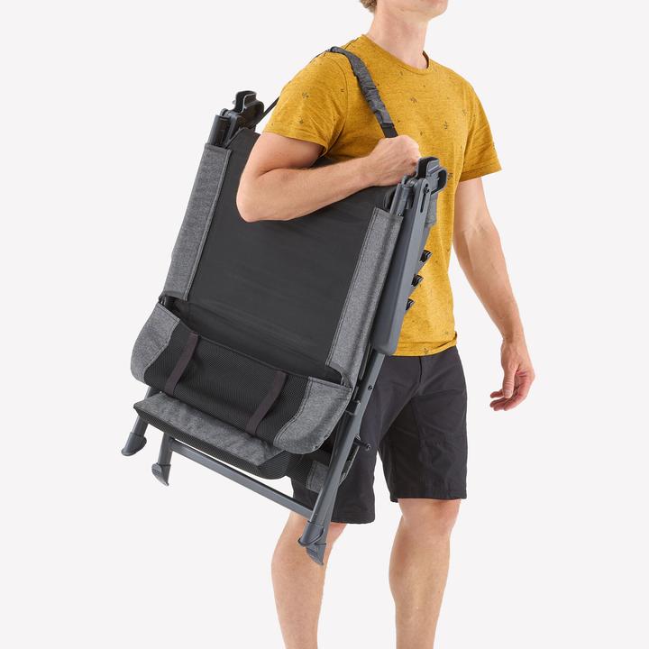 Immagine prodotto Quechua Sedia da campeggio pieghevole multiposizione Comfort - Chill Meal