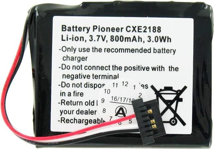 Produktbild Pioneer Akku CXE2188, AVIC-F320BT, Akku 338937010176