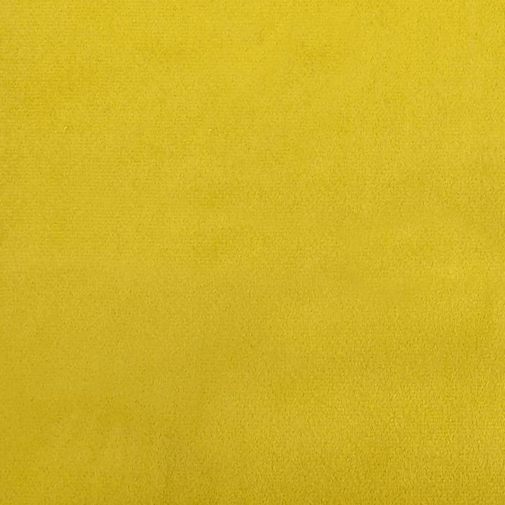 Actual product image VidaXL Chesterfield sofa bolsters 3-seater couch upholstered sofa yellow velvet (Chesterfield)