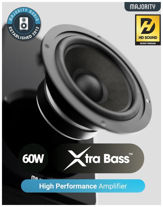 Immagine prodotto Majority D40 Aktiv Regal-Lautsprecher (1 coppia, 60 W)