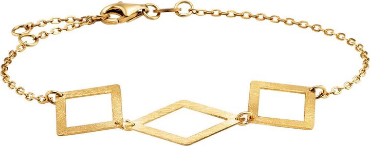 Der Kettenmacher Rhombus Armband (19 cm, Silber 925)