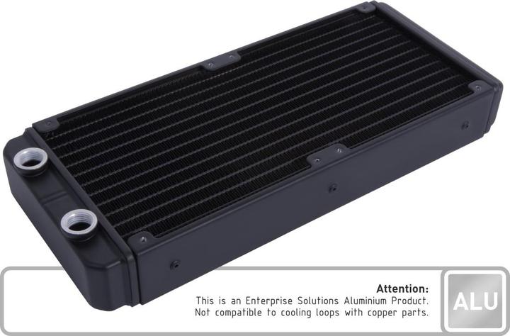 Actual product image Alphacool Alpha ES Aluminium 240 mm T38 -Industry 1021477 (120 mm)