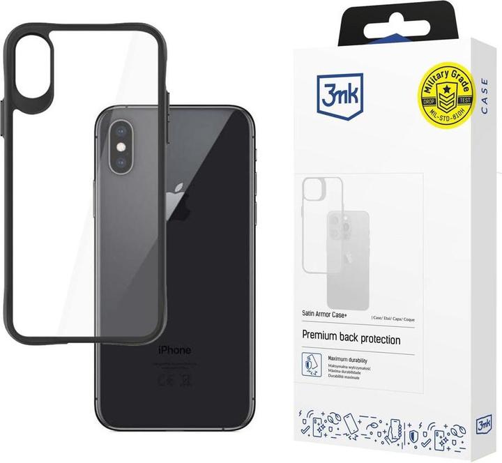 Immagine prodotto 3MK SatinArmor + Custodia per iPhone X / Xs di classe militare (Apple iPhone X)
