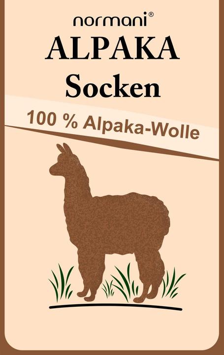 Produktbild Normani Alpaka Socken (2er Pack, 39 - 42)
