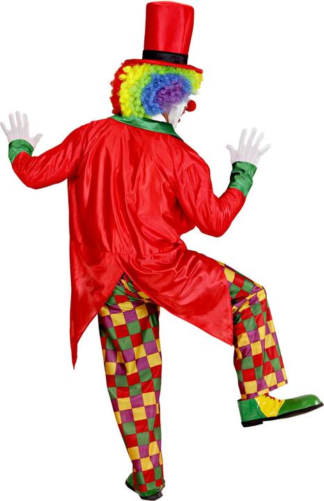 Actual product image Widmann Super clown with tailcoat, waistcoat, bow tie, trousers, hat (S)