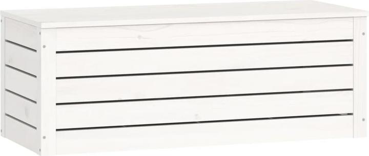 Produktbild VidaXL Truhe Weiss 89x36,5x33 cm Massivholz Kiefer,Farbe