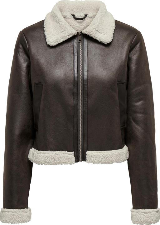 Immagine prodotto Only Giacca con collo Fly-Away Giacca in ecopelle (XS)